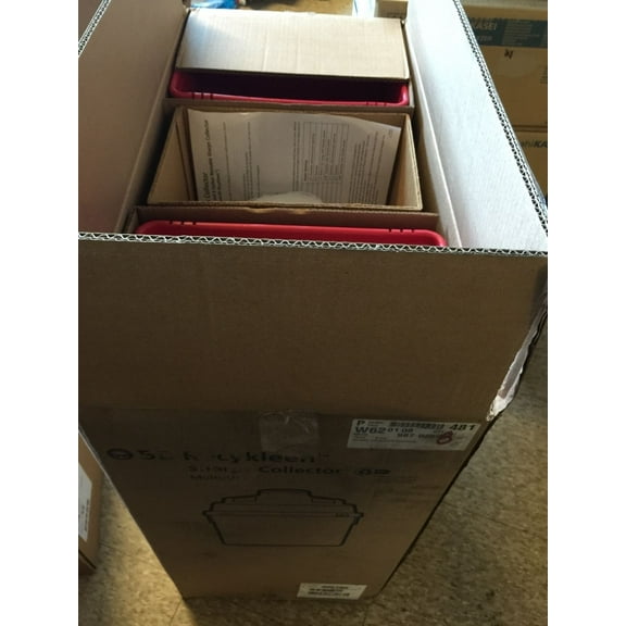 (8pc case) BD 305160 Sharps Collector, 6 Gallon, Red, Small Open Cap,