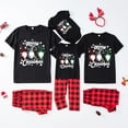 thumbnail image 1 of 2023 New Short Sleeve Family Christmas Pajamas Set Cartoon Cute Soft 2 Pieces Suit Adults Kids Matching Outfits Baby&Dog Rompers, 1 of 4