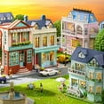 thumbnail image 3 of Doll House DIY Miniature Wooden Furniture Kit With J0 New Light, 3 of 8