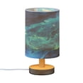 thumbnail image 2 of Desk Lamp Bedside Lamp 5.12x9.7In LED Lamp With USB Charging Interface For Bedroom Living Room Office Study Stylish Decoration Blue Lava Pattern, 2 of 7