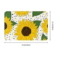 thumbnail image 3 of Goofa 16"x24" Inches Sunflowers Doormats for Outdoor Entrance - Non-Slip Welcome Mat, Heavy Duty Door Mats Outdoor, Spring Doormat, 3 of 9