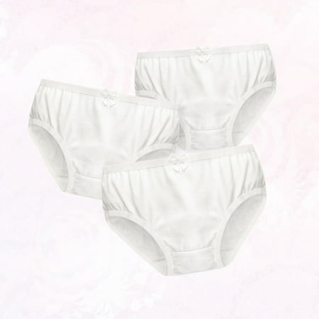 MLINS 3 Pcs Ballet Underwear Show Teens Seamless Panty Girl Child