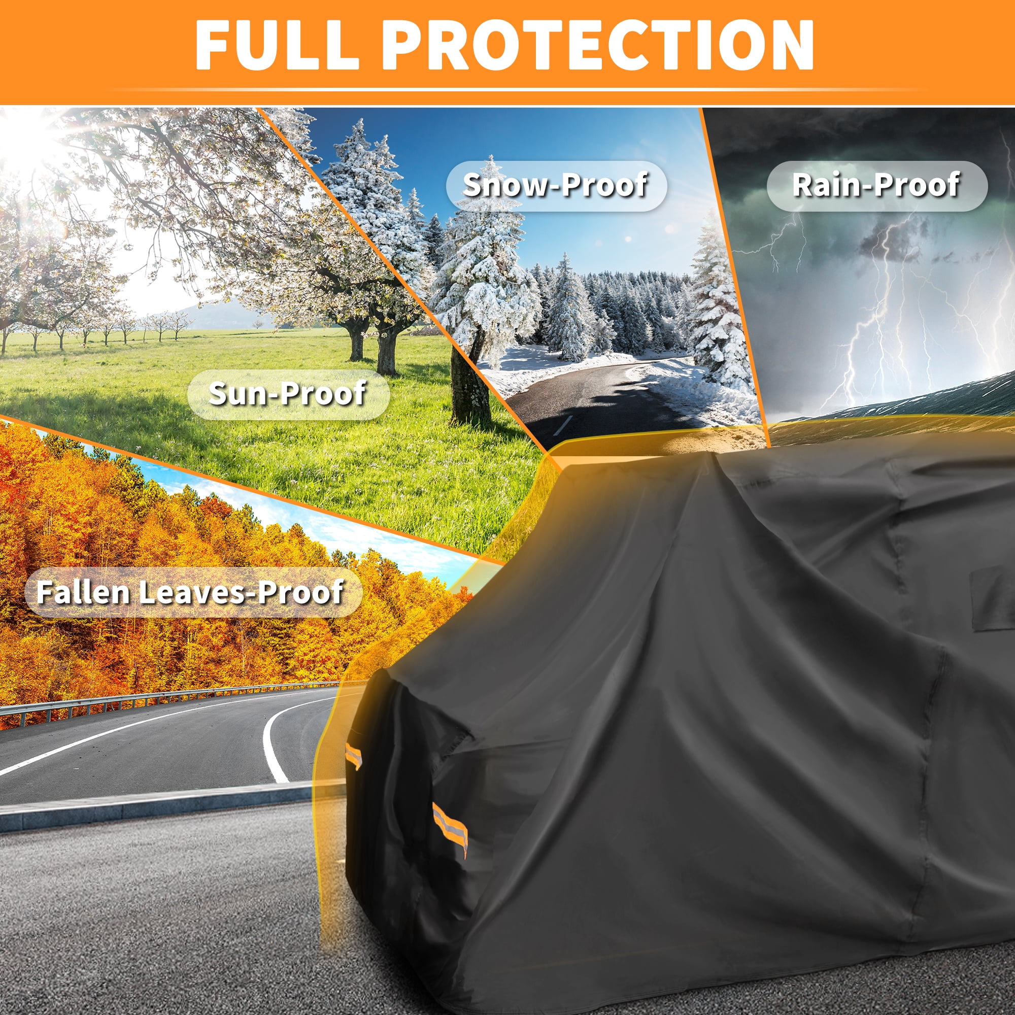 Unique Bargains Durable UTV Cover for Kawasaki Teryx4 Waterproof Outdoor Protection