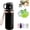 Black, variant on 316 Stainless Steel Water Bottle, 2-in-1 Vacuum Insulated Bottle with Lidded Cup, 20oz Wide Mouth Leakproof Thermal Flask for Travel, Gym & Office