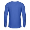 thumbnail image 3 of A4 N3425 Mens Sprint Long Sleeve Tee - Royal - XL, 3 of 3