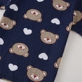 thumbnail image 5 of WIBACKER 3-8Y Toddler and Little Boys 2-Piece Bear Pajamas Set 100% Cotton Short Sleepwear Kids Summer Pjs, 5 of 8