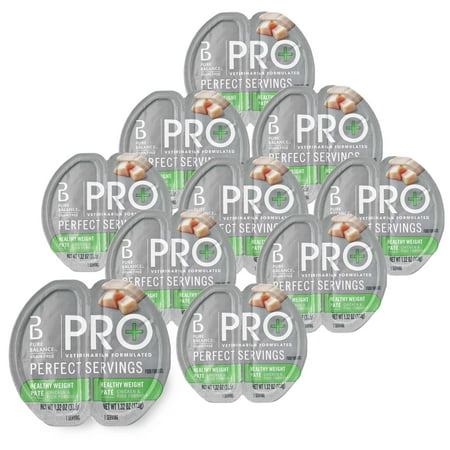 Pure Balance Pro+ Healthy Weight Chicken & Fish Wet Cat Food (10 Pack)