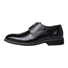 Mocassins Homme En Cuir Synthétique - Noir, Bout Pointu, Antidérapant - Chaussures Affaires Classiques