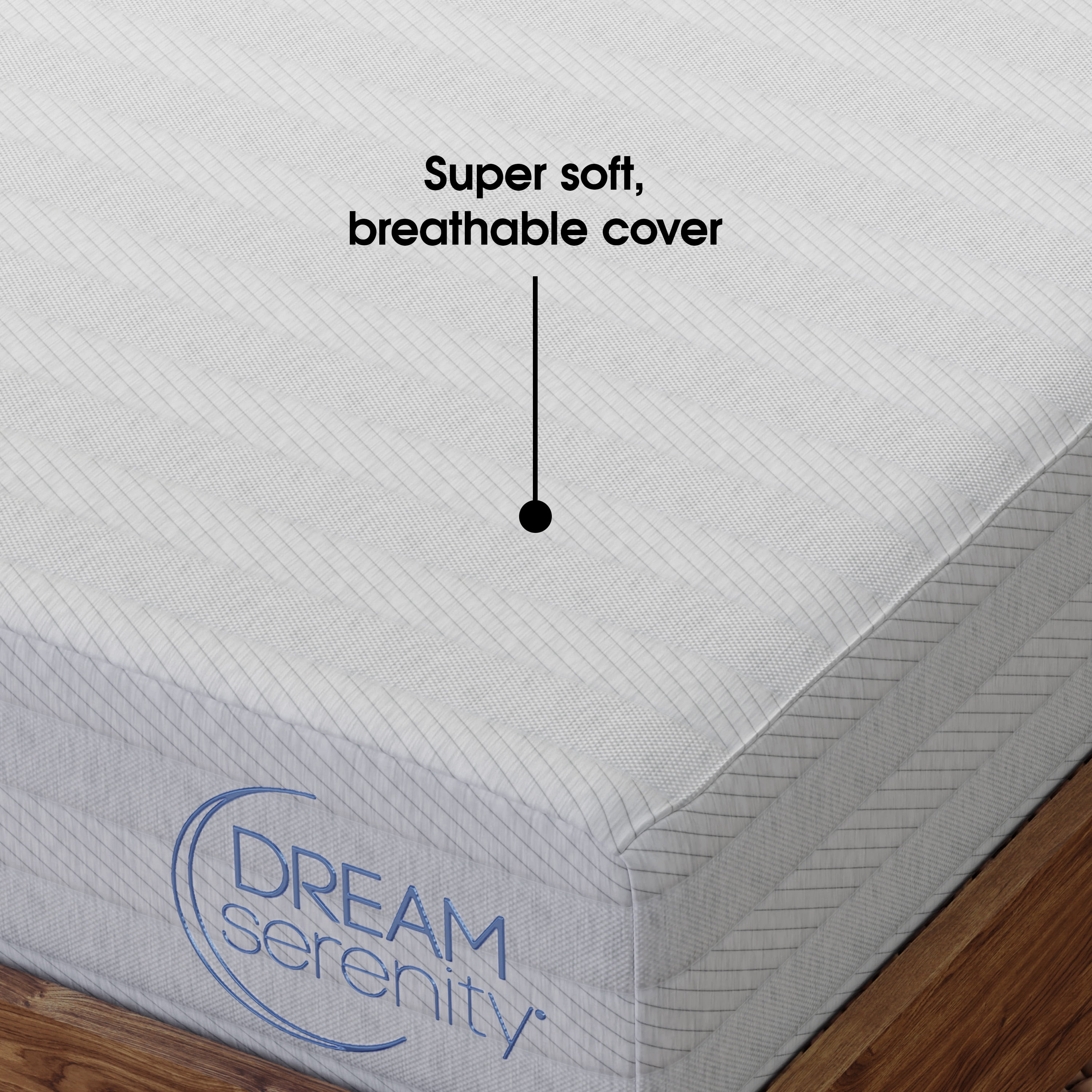 Dream Serenity Restorative 10" Gel Memory Foam Mattress, Firm, TXL