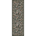 thumbnail image 2 of BERTHMEER 2'x6' Runner Rugs for Hallway Bathroom Bedroom Entryway Kitchen Non Slip Washable Blackish Green Floral Vintage Oriental Traditional Flower Runner Rugs, Multicolor, 2 of 7