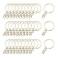 thumbnail image 2 of Llavero de 30 piezas con cadena y llavero con cadena de piezas llavero , artesanía de - 25mm_White se describe Yotijar Anillos de llavero, 2 of 9