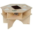 thumbnail image 2 of Wood Designs 93021BN Deluxe Science Activity Table with Brown Tub, 20" Height, 27" Width, 30" Length, 2 of 2