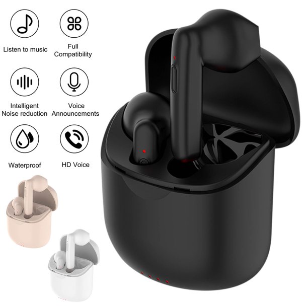 Auriculares Inalámbricos Xihbxyly Bluetooth 5.3 2023 Estéreo Miniaturizados con Estuche de carga