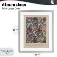 thumbnail image 4 of Stupell Industries Bohemian Ornate Intertwined Flower Classic Gray Framed Print Under Glass, 17 x 21, by Lil' Rue, 4 of 8