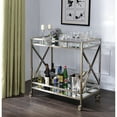 thumbnail image 2 of Serving Cart | Designed for Bar and Lounge Areas | 5mm Mirrored Surface and Open Compartments | Resolves Storage and Movement Difficulties, 2 of 5