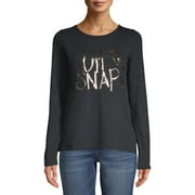 EV1 from Ellen DeGeneres Oh Snap Long Sleeve T-Shirt Women's
