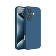 thumbnail image 1 of PANDACO Soft Shell Matte Navy Case for iPhone 17, 1 of 3