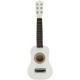 thumbnail image 3 of 21 Inch Acoustic Guitar Mini Guitar Musical Instrument Wooden Craft for Beginners Children White, 3 of 8