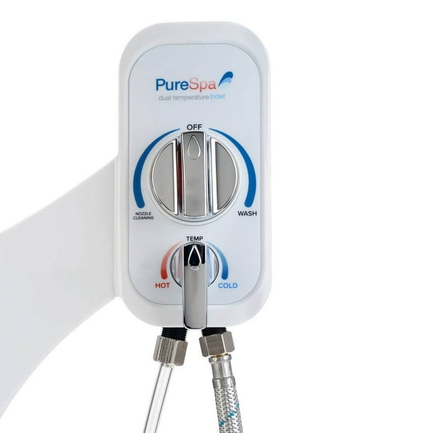 Brondell PureSpa NonElectric Easy Bidet Toilet Water Spray Seat