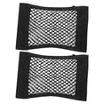 thumbnail image 1 of Miangastore 2pcs Universal Elastic Small Trunk Organizer For Car Double Layer Mesh Cargo Net With Tape For Car Camping Accessories And Road Trip Essentials, 1 of 8
