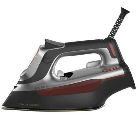 CHI Iron Touchscreen Clothing Iron, Black and Silver, 13103
