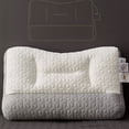 thumbnail image 4 of Bewildely Almohada de memoria, almohada de apoyo, almohada Cervical para reducir la presión de la oreja para dormir, almohada de ayuda para Juegos de cama almohada alta, 4 of 6