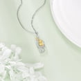 thumbnail image 4 of XATENJE  Duck Necklace 925 Sterling Silver Music Note Animals Pendant Duck Jewelry Gifts for Women, 4 of 6