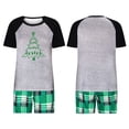 thumbnail image 4 of Pijamas navideños familiares de manga corta y pantalones cortos Herrnalise, conjuntos a juego con estampado de árboles, pijamas familiares navideños 2024, conjuntos de pijamas navideños a juego, ropa, 4 of 5