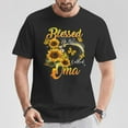 thumbnail image 2 of Blessed to Be Called Oma T-Shirt – Sunflower Graphic Tee for Grandmothers, Mother’s Day Gift for Oma, Cute Grandma Shirt with Floral Design, 2 of 3