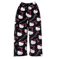 thumbnail image 1 of Kawaii Hello Kitty Pajamas Black Anime Flannel Women Warm Woolen Whitecartoon Casual Home Pants Autumn Fashion Trousers Gifts, 1 of 5