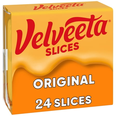 Velveeta Slices Original Cheese, 24 ct Pack