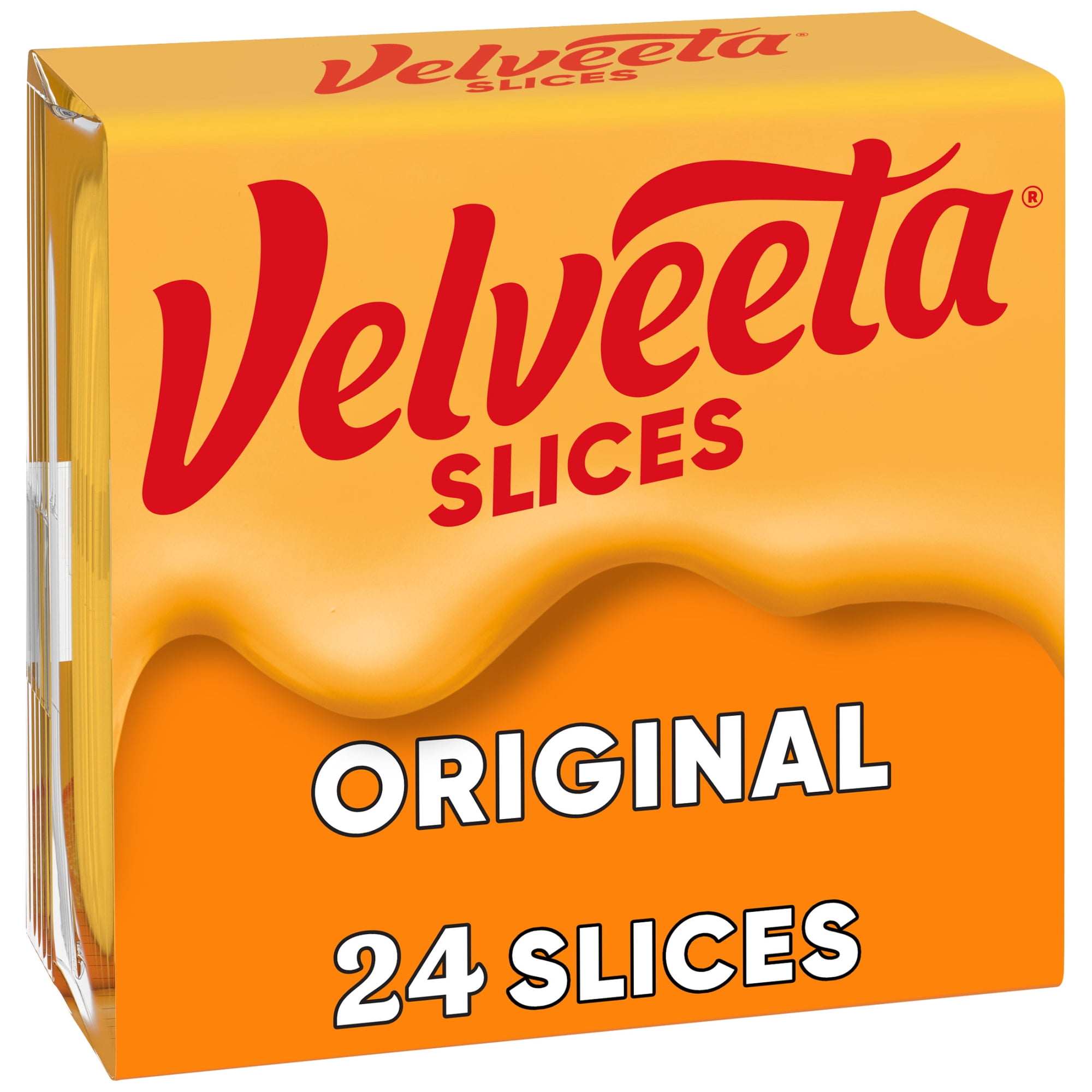 Velveeta Slices Original Cheese, 24 Count Pack