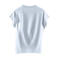 thumbnail image 5 of qucoqpe Womens Summer Tops Fashion Casual Blouses Color Block Crew Neck Short Sleeve Tee Loose Fit Pullover Shirts, 5 of 5