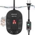 thumbnail image 1 of HITOP 50W Mini Adjustable Aquarium Heater: Digital Fish Tank Heater with Protective cover and controller for 5-30gallon, 1 of 1