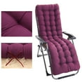 thumbnail image 4 of Coussin de Fauteuil Inclinable Intérieur Extérieur Patio Coussin de Chaise Dossier Haut Épais Rembourré Coussins de Chaise Longue Tapis, 4 of 6