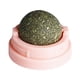 thumbnail image 2 of Bolas de hierba gatera divertidas, suministros para gatos, juguete de hierba gatera resistente a mordeduras para gatos domésticos (rosa), 2 of 5