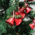 thumbnail image 2 of Christmas Bell With Bow Hanging Ornament Bauble Pendants Home Xmas Tree Decor, 2 of 9