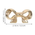 thumbnail image 2 of unbranded Manija De Gabinete De Latón Dorado Con Bowknot Vintage Y Estilo Único, 2 of 8