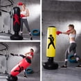 thumbnail image 5 of SPRING PARK 1.6m Fitness Punching Bag, Heavy Punching Bag Kick Training Inflatable Tower Bag Freestanding Tumbler Column Sandbag Children Fitness Sport Play Adults De-Stress Boxing Target Bag, 5 of 6
