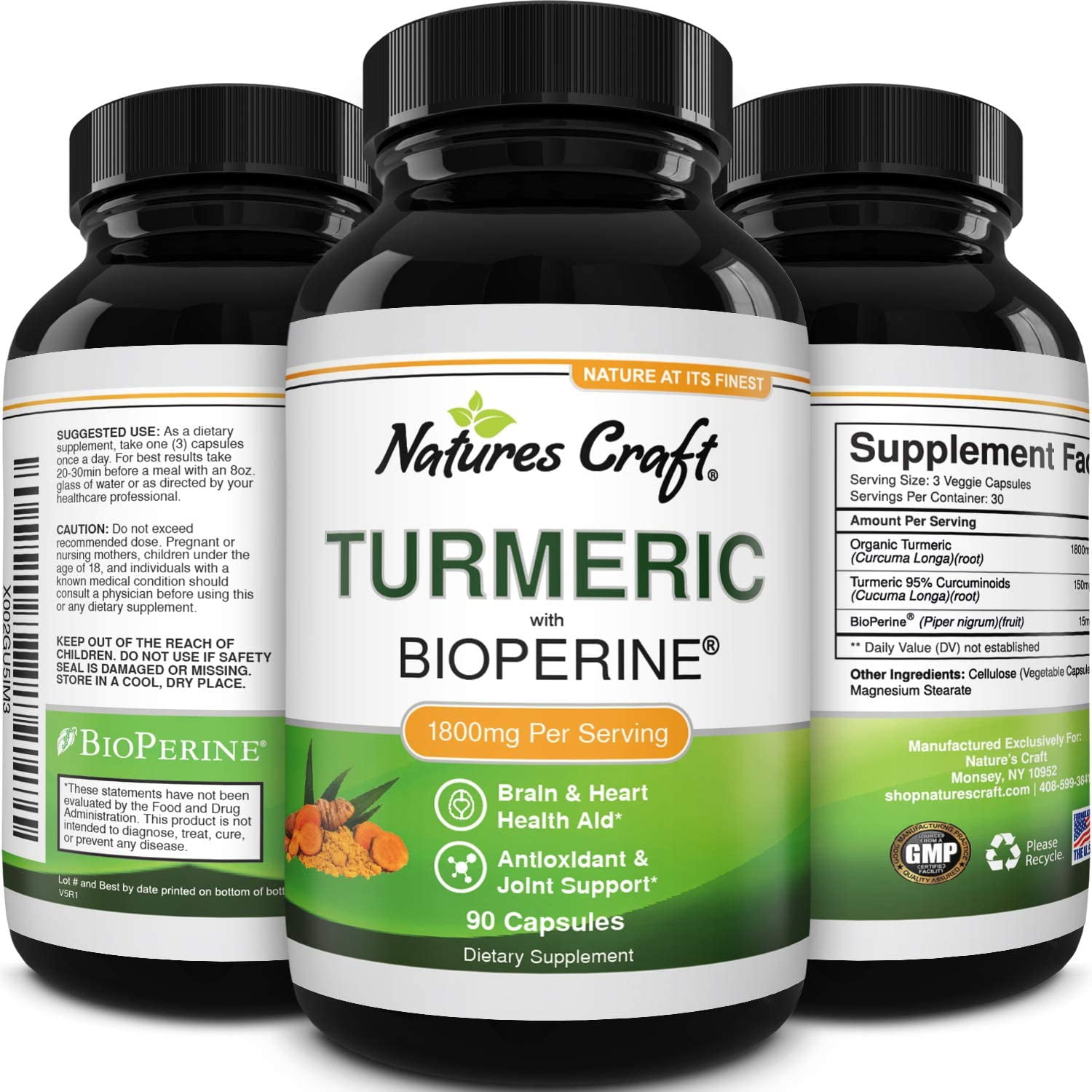 Turmeric Curcumin with Bioperine for Joint Support Turmeric