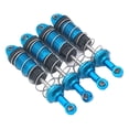 thumbnail image 2 of KLKCMS 4pcs 1:10 RC 74mm Shock Absorber Damper for 4WD Model Trucks Replacements Blue, 2 of 6