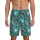 thumbnail image 1 of Balery Lephants in the Jungle Pantalones cortos de pijama de punto de algodón para hombre con cinturilla y bolsillos-3X-Large, 1 of 6