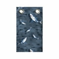 thumbnail image 1 of Nautical Hanging Pocket Organizer, Frock of Frolicking Sharks and Fish Herds Diving Wildlife Exotic Deep Sea Ocean, Printed Polyester Storage Bag with Pockets, 9" x 16", Slate Blue, 1 of 2