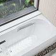 thumbnail image 5 of Concorde 60" x 30" Right-Hand Drain Alcove Bathtub with Apron and Armrest, 5 of 9