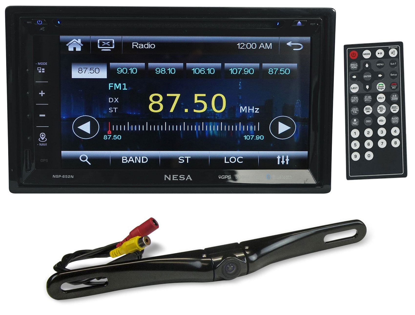 Axxera AV6118Bi Car Audio Double DIN 2DIN 6.2 LCD Touchscreen DVD
