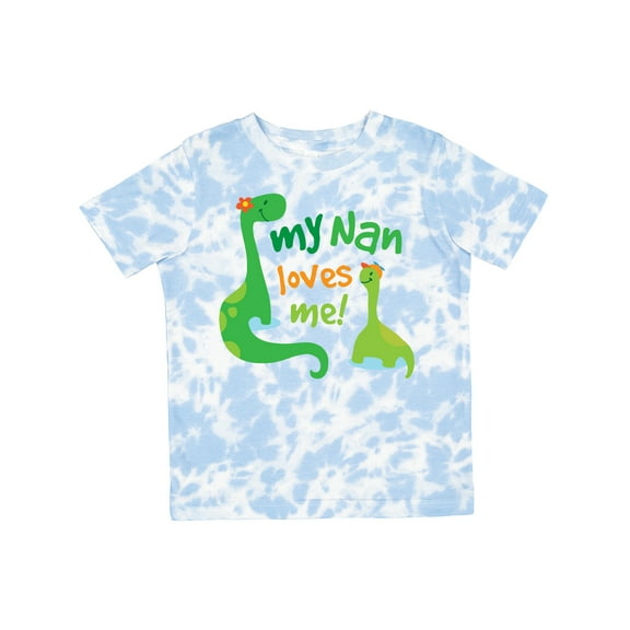 Inktastic My Nan Loves Me Grandson Dinosaur Boys Toddler T-Shirt