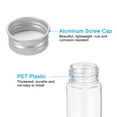 thumbnail image 3 of Uxcell 80ml Plastic Test Tubes with Screw Caps, 6Pcs 128x33mm Flat Bottom Tubes for Party Decoration, Silver Tone, 3 of 6
