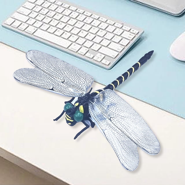 PVC falso libélula repelente de mosquitos libélula decoración al aire libre adornos colgantes Hugtrwg Para estrenar