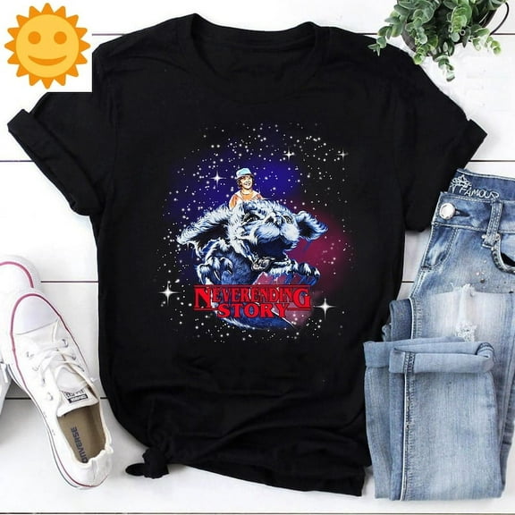 Neverending Story Galaxy Vintage T-Shirt, Neverending Story Shirt, 80s Movie Shirt, Adventure Shirt, Mystery Movie Shirt, Falkor Shirt