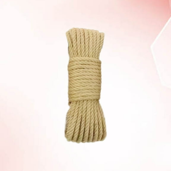 HEANUJJ Thick Jute Twine Rope for Crafts, Outdoor Use, Gardening, Packaging, and Artistic Projects